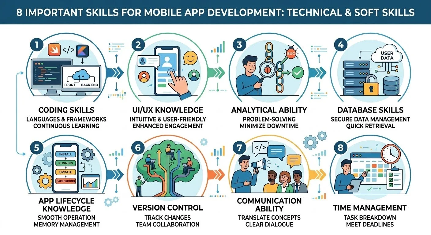 8 important skills for mobile app dev