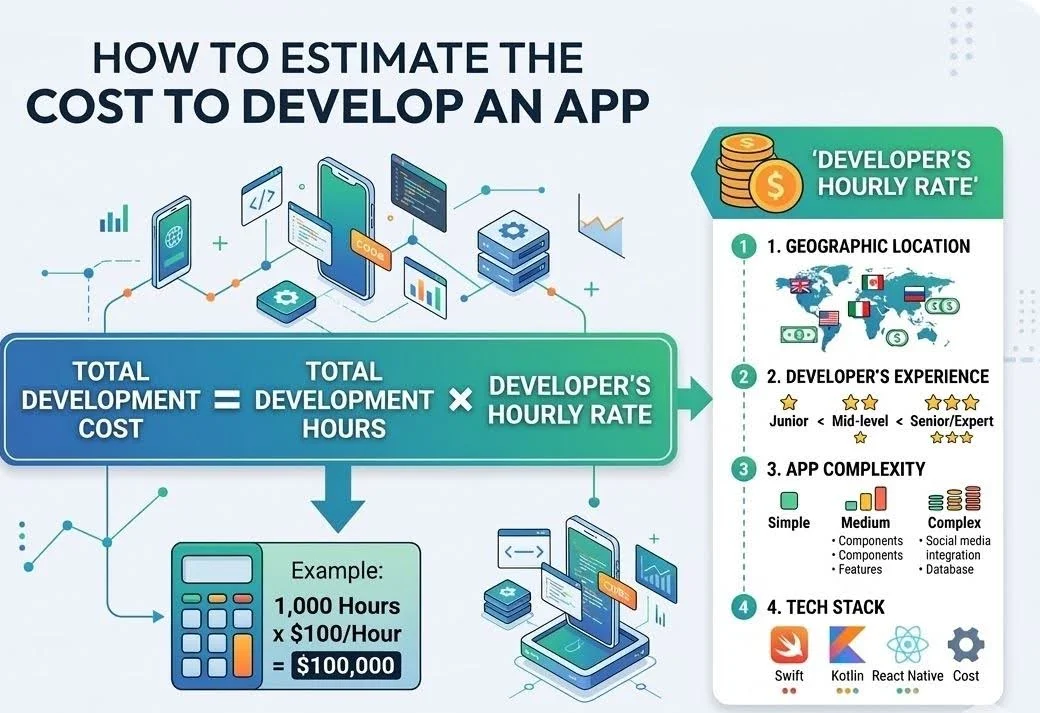 How To Estimate The Cost To Develop An App?
