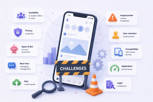 Common Challenges During Social Media App Development