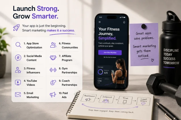 How to Launch and Market a Fitness App